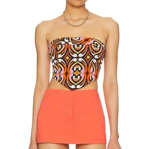 Elsie strapless top